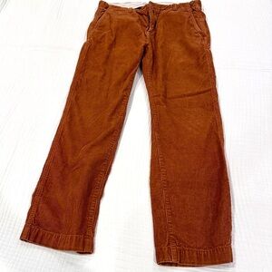 Lacoste Men's Rust Corduroy Pants
